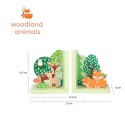 Buchstützen Waldtiere