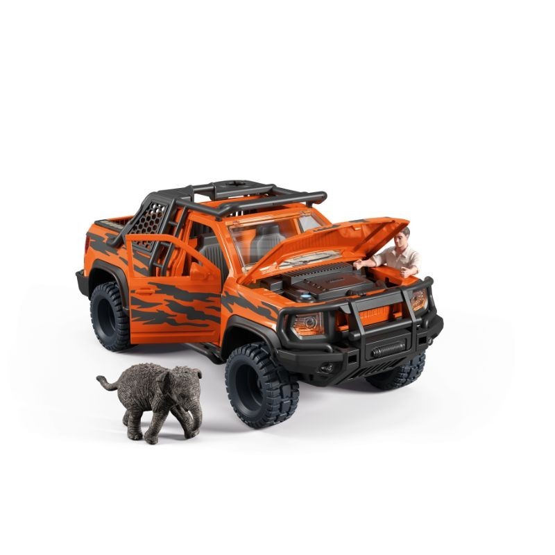 Schleich Wild Life Abenteuerfahrzeug im Dschungel