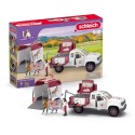 Schleich Horse Club Mobile Tierärztin mit Anhänger
