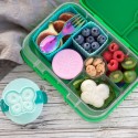 Silikonformen Bento Cups blau pastell
