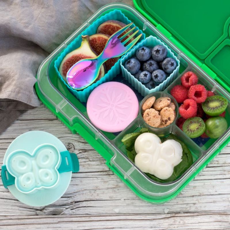 Silikonformen Bento Cups blau pastell
