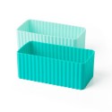 Silikonformen Bento Cups blau pastell