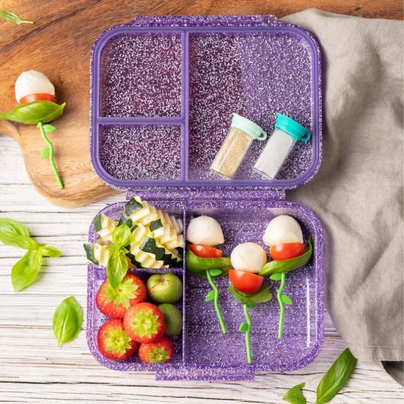 Znünibox Lekkabox Glamour Mini glitzer lila