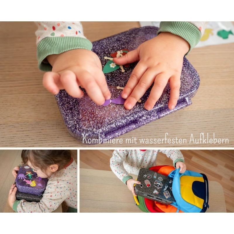 Znünibox Lekkabox Glamour Mini glitzer lila