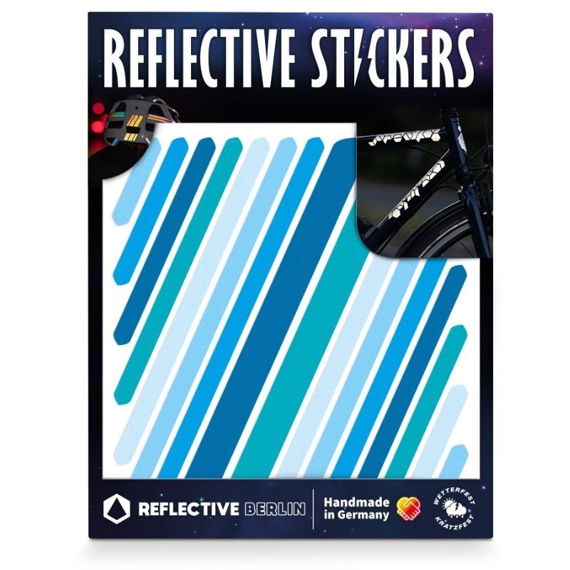 Reflektierende Sticker Universal blau