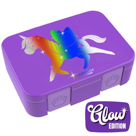 Znünibox Bearfoot Compact Einhorn Glow