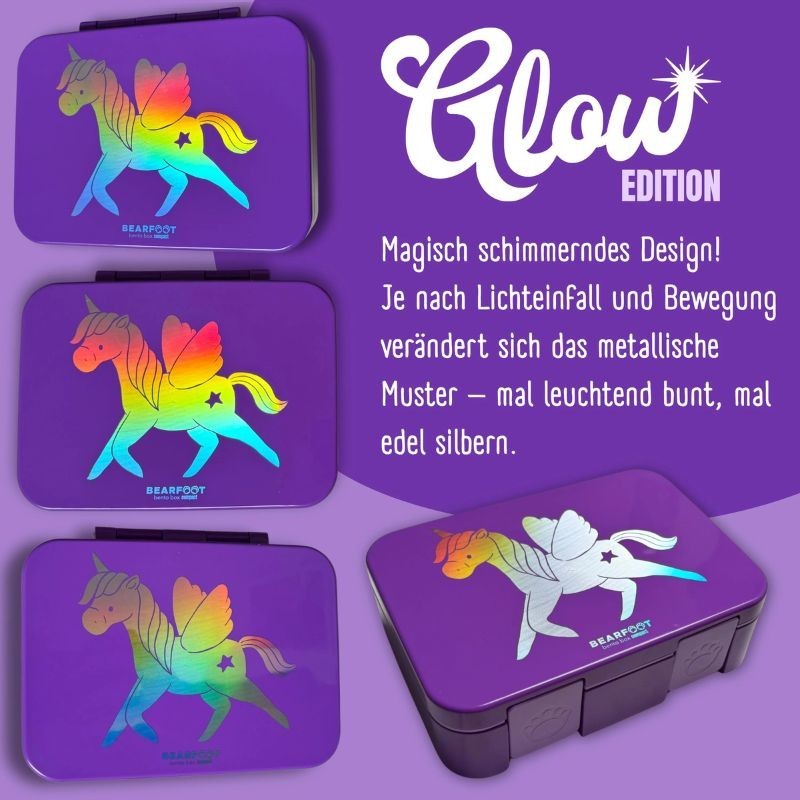 Znünibox Bearfoot Compact Einhorn Glow