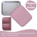 Lunchbox Edelstahl rosa