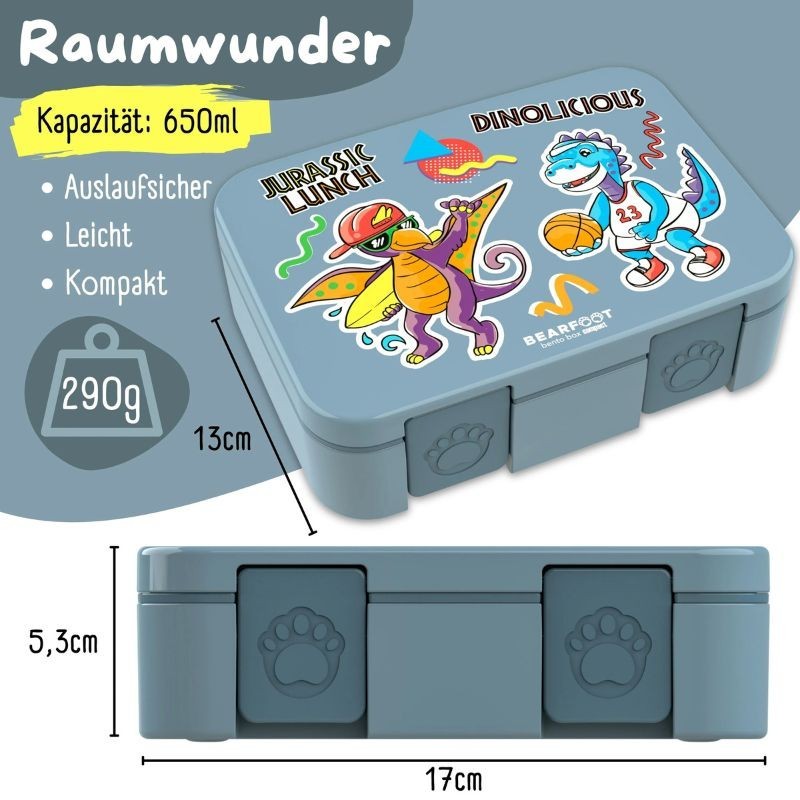 Znünibox Bearfoot Compact Dinosaurier