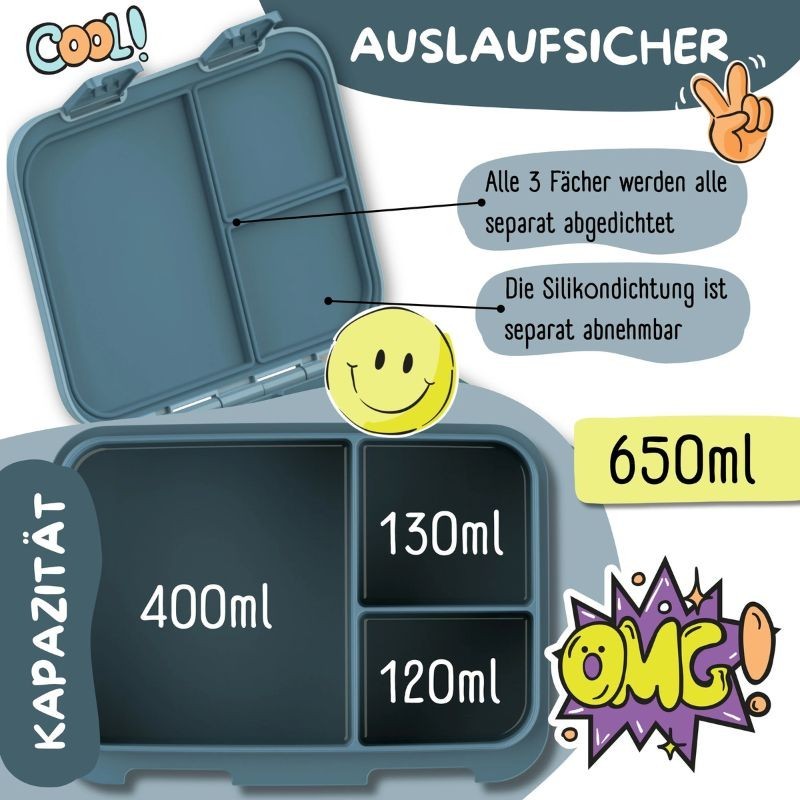 Znünibox Bearfoot Compact Dinosaurier