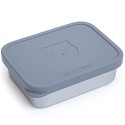 Lunchbox Edelstahl blau gross