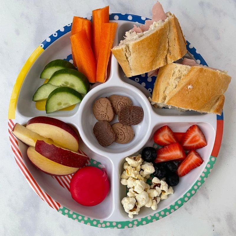 Kinderteller Pick Plate mit Unterteilung