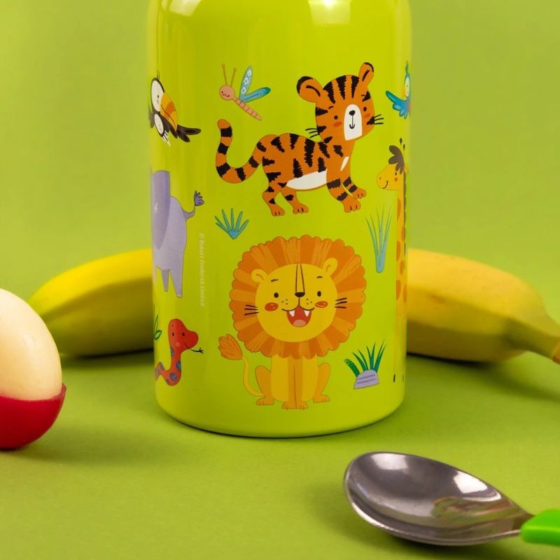 Trinkflasche Edelstahl Dschungel
