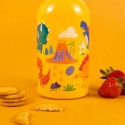 Trinkflasche Edelstahl Dinosaurier