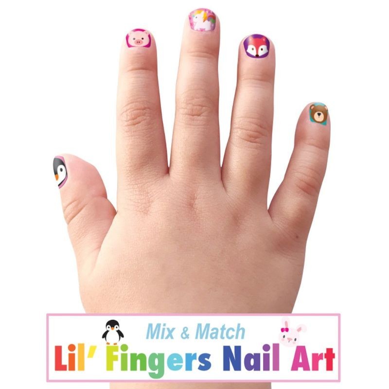 Nagelsticker Tiere bunt