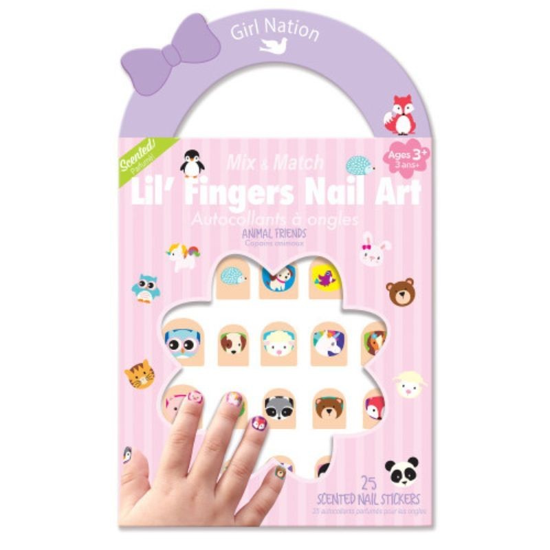 Nagelsticker Tiere bunt