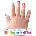 Nagelsticker Einhorn Fantasie