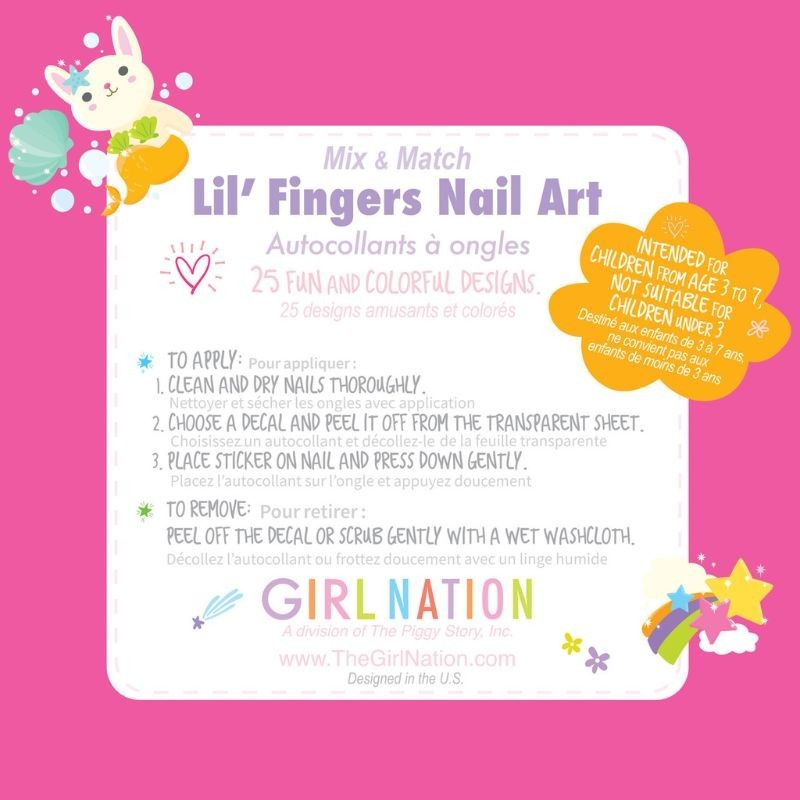 Nagelsticker Einhorn Fantasie