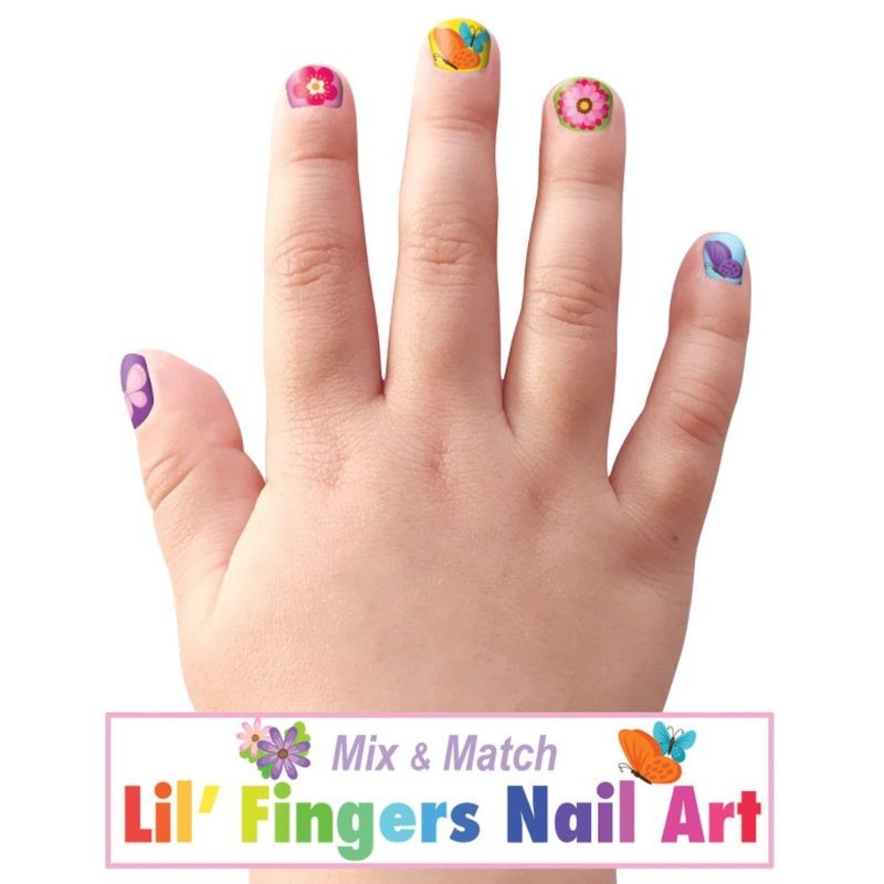 Nagelsticker Frühling bunt