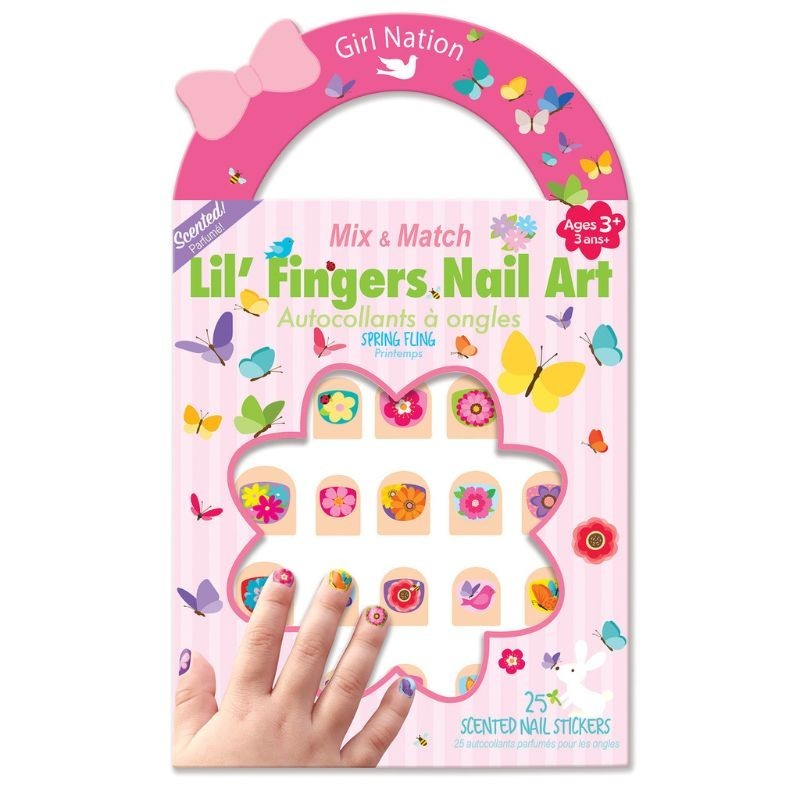 Nagelsticker Frühling bunt