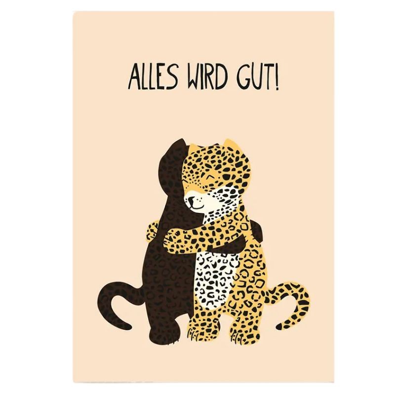 Postkarte Alles wird gut