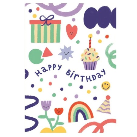 Geburtstagskarte Happy Birthday