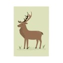 Postkarte Hirsch