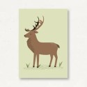 Postkarte Hirsch