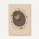 Postkarte Igel