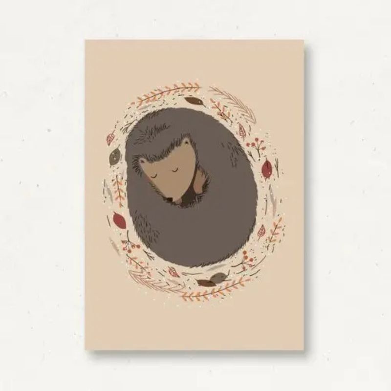 Postkarte Igel