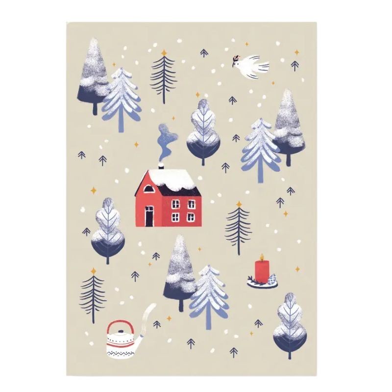 Postkarte Hygge Winterzeit