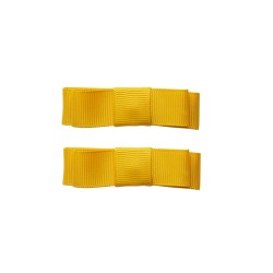 Haarspangen Ribbon mit gelber Schleife