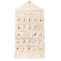Adventskalender mit Stofftaschen