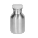 Trinkflasche Edelstahl weiss