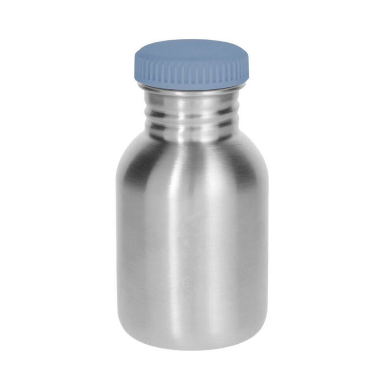 Trinkflasche Edelstahl blau