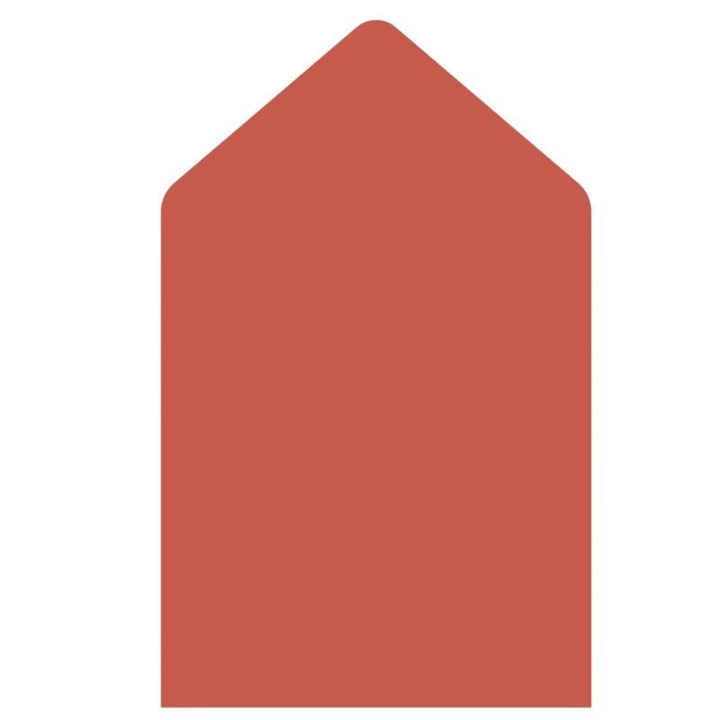 Magnettafel Haus terracotta