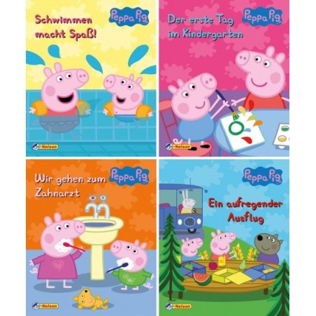 Peppa Pig - Peppa Wutz 1-4 - 4 Mini-Bücher