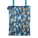 Wetbag Campen im Wald XL bunt