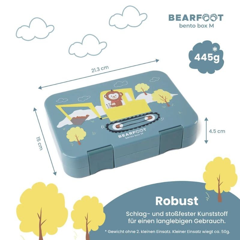 Znünibox Bearfoot Bento M Bagger