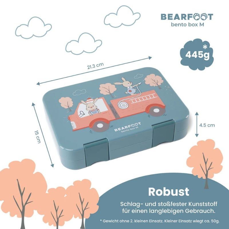 Znünibox Bearfoot Bento M Feuerwehr