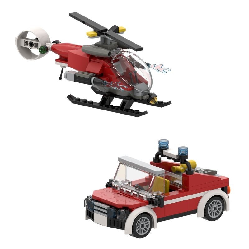 Klemmbausteine Set Feuerwehr