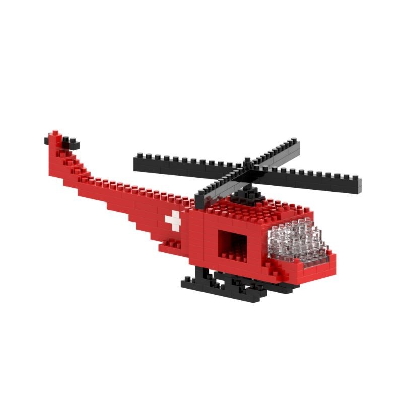 Klemmbausteine Set Helikopter