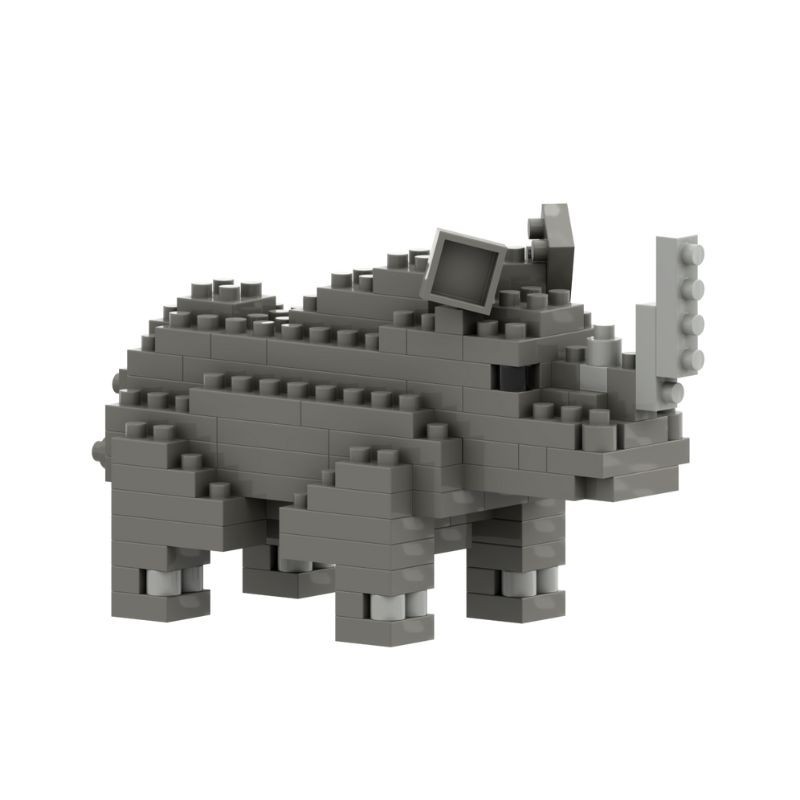 Klemmbausteine Set Nashorn