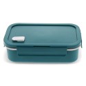 Lunchbox mit herausnehmbarem Fach blau