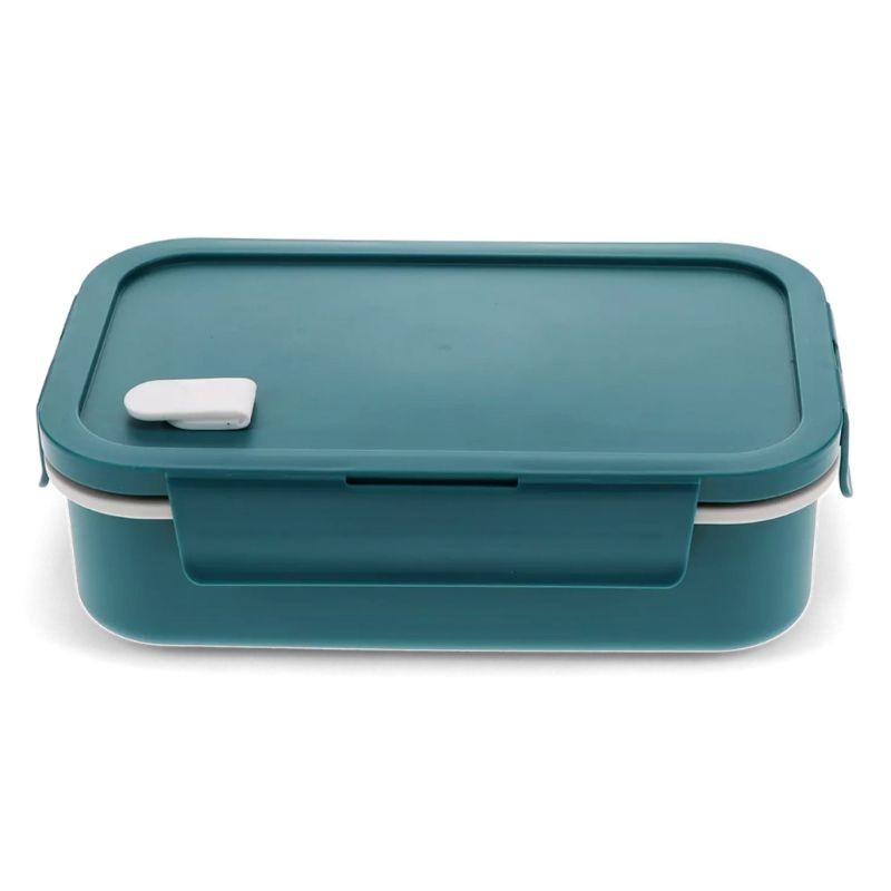 Lunchbox mit herausnehmbarem Fach blau