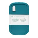 Lunchbox mit herausnehmbarem Fach blau