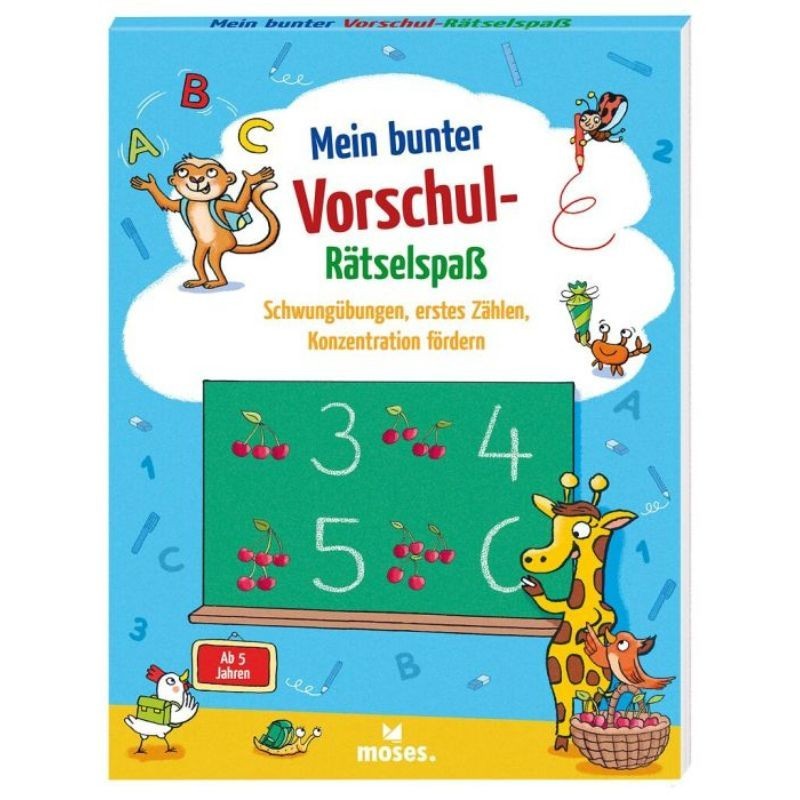 Mein bunter Vorschul-Rätselspass