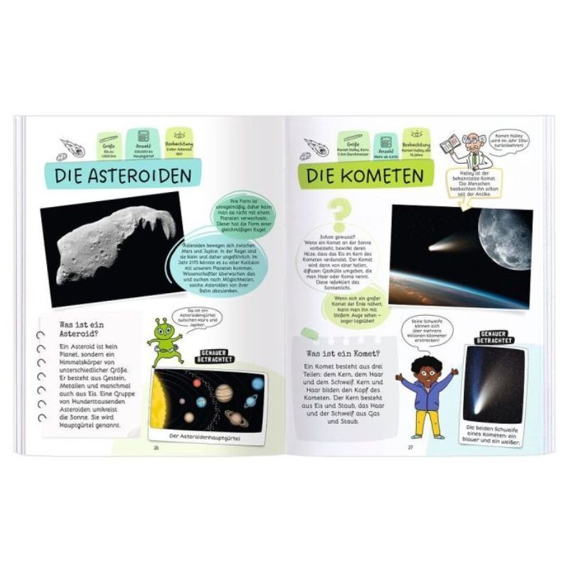 Rätseln, Stickern, Bestimmen - Sterne & Planeten