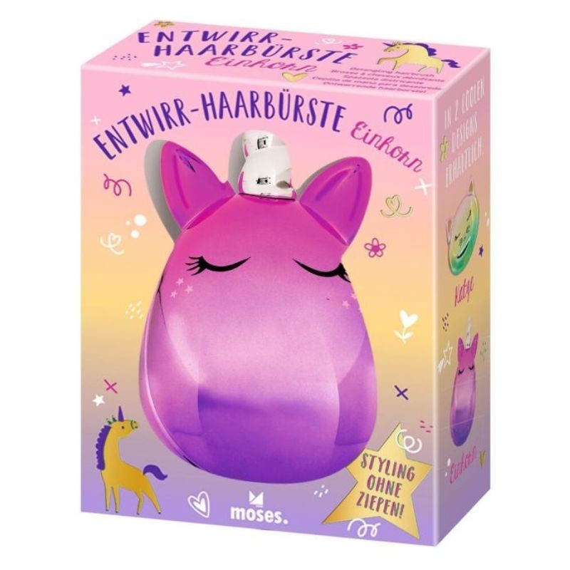 Entwirr-Haarbürste Einhorn
