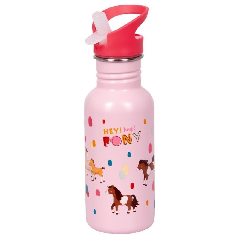 Trinkflasche Edelstahl Ponyhof
